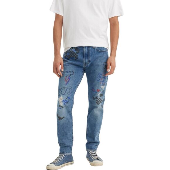 Levi's 512 Premium Slim Taper Fit Men's Blue Jeans Size 31 X 32 Denim NWT - Picture 4 of 17